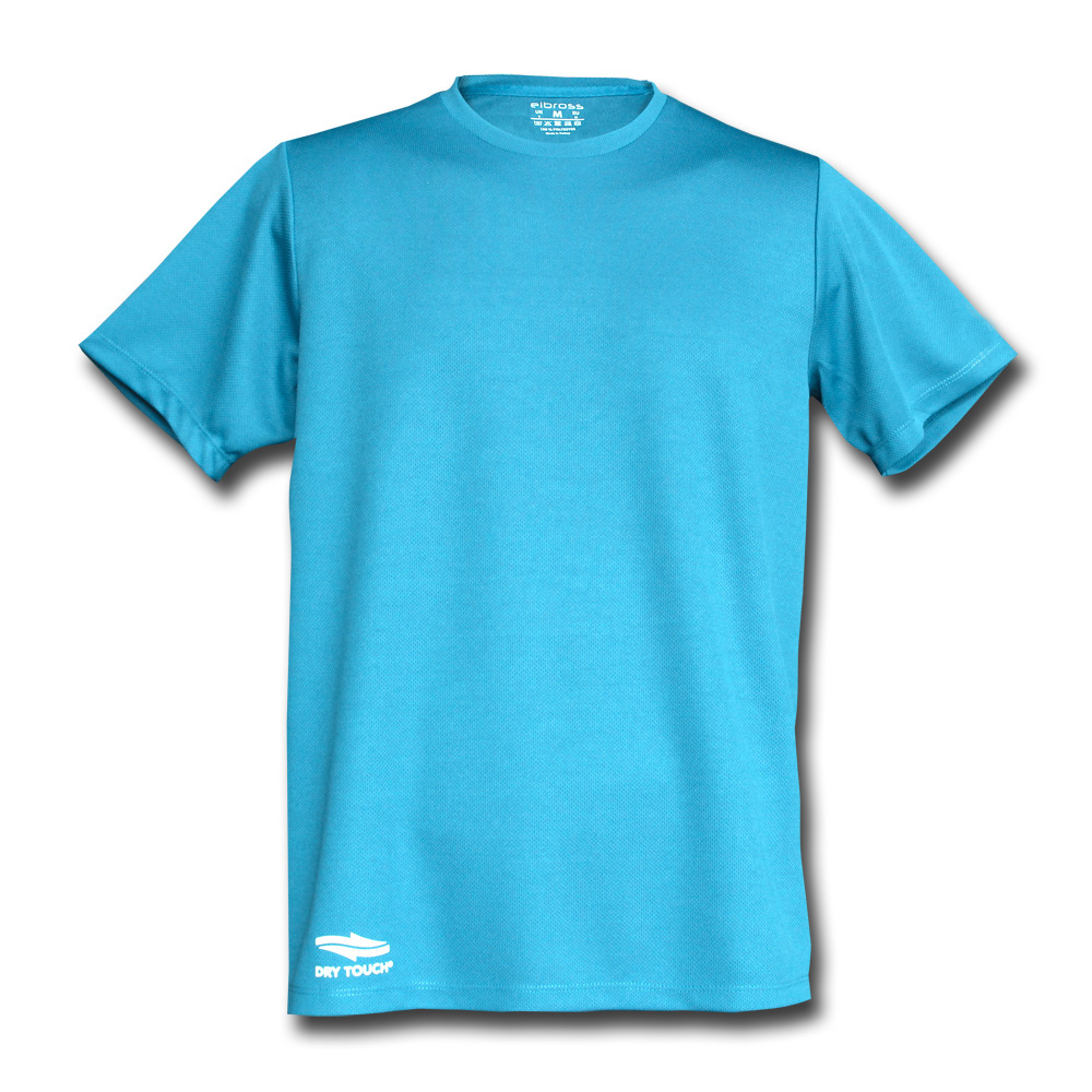 Men's Outdoor Polyester Tshirt Turquoise